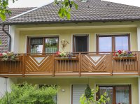 Alu-Liba- Haunswies im Holzdekor mit durchgehendem Handlauf
